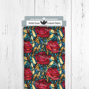 Stained Glass Rose Princess